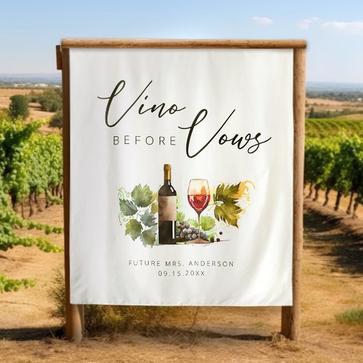 ウォーターエレガントカラーワインをテーマにしたブライダルシャワー タペストリー