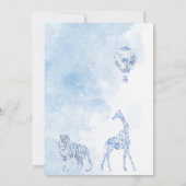 ウォーターエレガントルトイレサファリチノワセリーベビーS 招待状 (裏面)