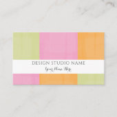 ウォーターカガーリーラーデザイナーブティックビジネスカード エンクロージャーカード (正面)