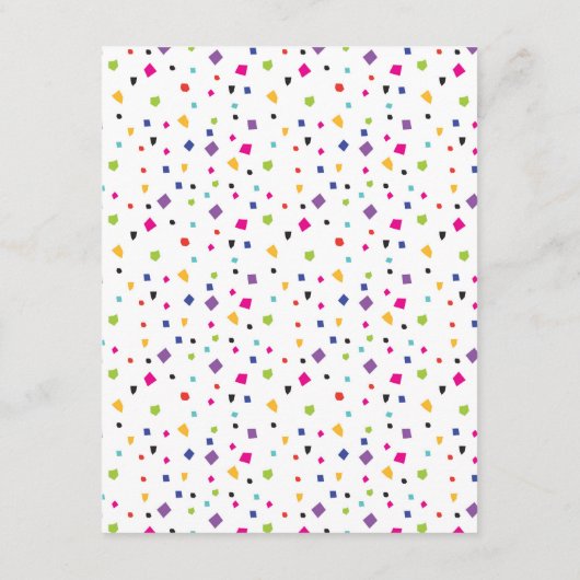 ウォーターカラフルカラーフローラフィエスタゲスト詳細 エンクロージャーカード (裏面)