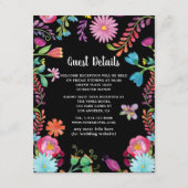 ウォーターカラフルカラーフローラフィエスタゲスト詳細 エンクロージャーカード (正面)