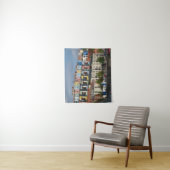 ウォーターカラフルフロントハウシズブリストルハーバー タペストリー (インサイチュ)