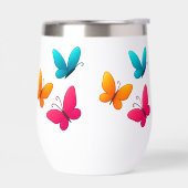 ウォーターカラフルボトル蝶 – 自然インスパイア (左面)