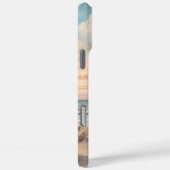 ウォーターカラーで描いた穏やかな海岸のコテージ Case-Mate iPhoneケース (裏面 / 右)