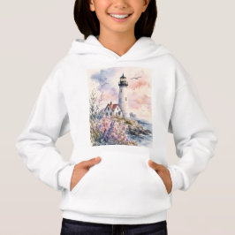 ウォーターカラーで描かれた灯台