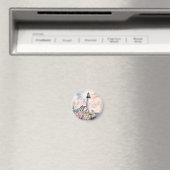 ウォーターカラーで描かれた灯台 マグネット (インサイチュ (食洗機))