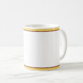 ウォーターカラーのひまわり コーヒーマグカップ (正面右)