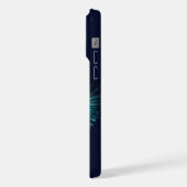 ウォーターカラーのイーグル iPhoneケース (左側面)