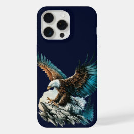 ウォーターカラーのイーグル iPhone 15 PRO MAXケース