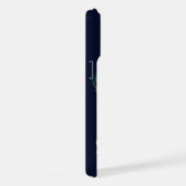 ウォーターカラーのイーグル iPhoneケース (右側面)
