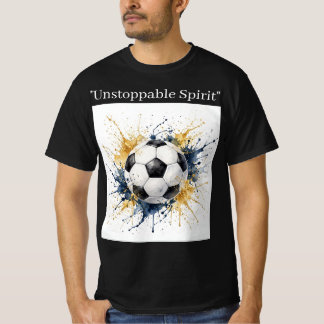 ウォーターカラーのクラシックサッカーボール - スポーツの壁掛けアート＆ Tシャツ