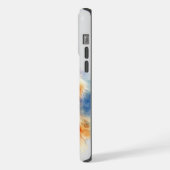 ウォーターカラーのゴールデンレトリバー iPhoneケース (左側面)