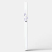 ウォーターカラーのトンボ 紫のモノグラム 名前 Case-Mate iPhoneケース (裏面 / 左)