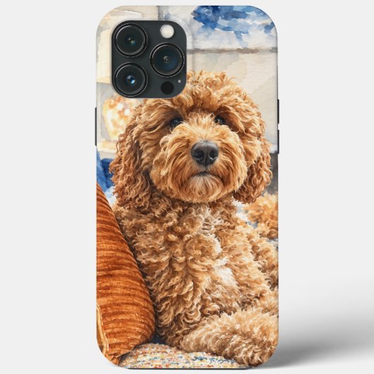 ウォーターカラーのドゥードル愛好家 Case-Mate iPhoneケース (裏面)