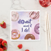 ウォーターカラーのドーナツ・マインド・イフ・アイ・ドゥ スタンダードランチョンナプキン (インサイチュ)