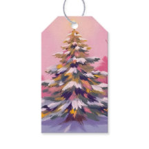 ウォーターカラーのホリデー メリー ピンク クリスマス