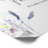 ウォーターカラーのボホ ブライズ フェイバー プリーズ テイク ワン ポスター (角)