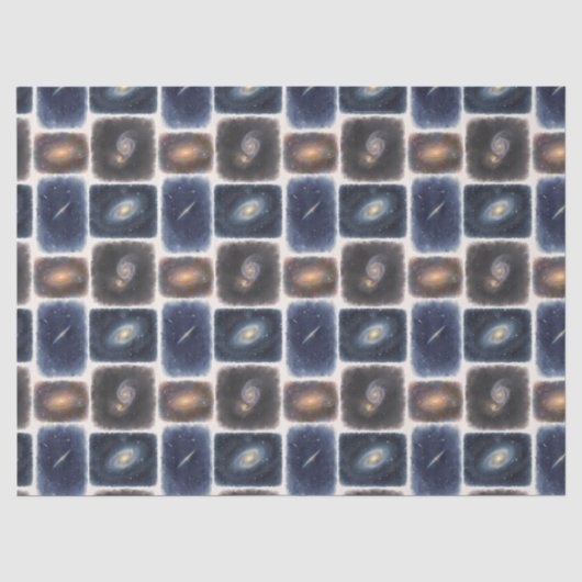 ウォーターカラーの宇宙 ティッシュペーパー 薄葉紙 (正面)