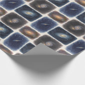 ウォーターカラーの宇宙 ラッピングペーパー (角)