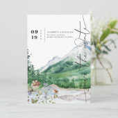 ウォーターカラーの山と野の花 | Save the Date セーブザデート (スタンド正面)
