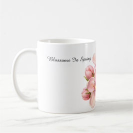 ウォーターカラーの春の花 クラシックマグ コーヒーマグカップ