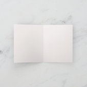 ウォーターカラーの桜の木の喪中はがき サンキューカード (内部)