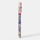 ウォーターカラーの桜の花の喜び iPhoneケース (右側面)