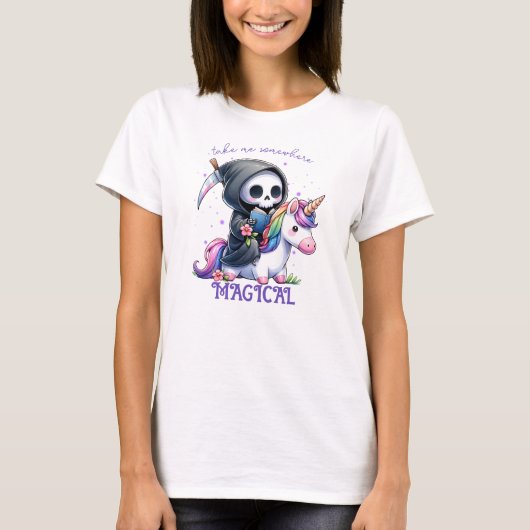 ウォーターカラーの死神ブックラバー Tシャツ (正面)