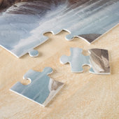 ウォーターカラーの滝ジグソーパズル ジグソーパズル (側面)