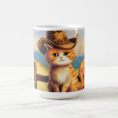 ウォーターカラーの猫パパ コーヒーマグカップ (中央)