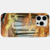 ウォーターカラーの秋の森: ビブラントな秋の芸術 Case-Mate iPhoneケース (裏面 (横))