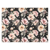ウォーターカラーの芍薬とパステルウォッシュ テーブルクロス (正面(横))