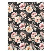 ウォーターカラーの芍薬とパステルウォッシュ テーブルクロス (正面)