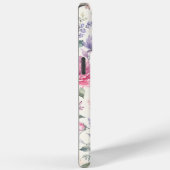 ウォーターカラーの芍薬とラベンダーの花柄 Case-Mate iPhoneケース (裏面 / 右)