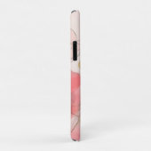 ウォーターカラーの花々 高級感のある背景 Case-Mate iPhoneケース (裏面/右)