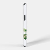 ウォーターカラーの花の名前 iPhoneケース (右側面)