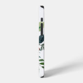 ウォーターカラーの花の名前 iPhoneケース (左側面)