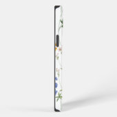 ウォーターカラーの草原シームレスパターン iPhoneケース (右側面)