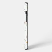ウォーターカラーの草原シームレスパターン iPhoneケース (左側面)