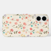 ウォーターカラーの草原フラワーパターン Case-Mate iPhoneケース (裏面 (横))