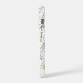 ウォーターカラーの野の花  iPhoneケース (左側面)