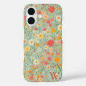 ウォーターカラーの野花のフィールド Case-Mate iPhoneケース (裏面)