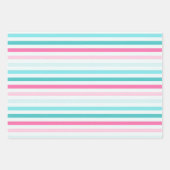 ウォーターカラーアイスクリームサンデ誕生日 ラッピングペーパーシート (正面2)