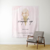 ウォーターカラーアイスクリームブライダルシャワーへようこそ タペストリー (インサイチュ)