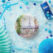 ウォーターカラーアイフェルトワーパリスフランスのカフェ ペーパーボウル (パーティー)