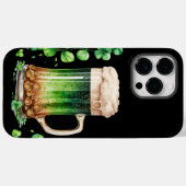 ウォーターカラーアイリッシュグリーンビール Case-Mate iPhoneケース (裏面 (横))