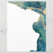 ウォーターカラーアクアスクラップブック紙 (裏面)