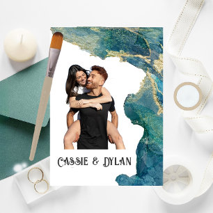 ウォーターカラーアクアスクラップブック紙