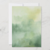 ウォーターカラーアドベンチャーアワイトフォレスト婚約 招待状 (裏面)