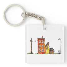 ウォーターカラーアパートメントウィズ通りライト